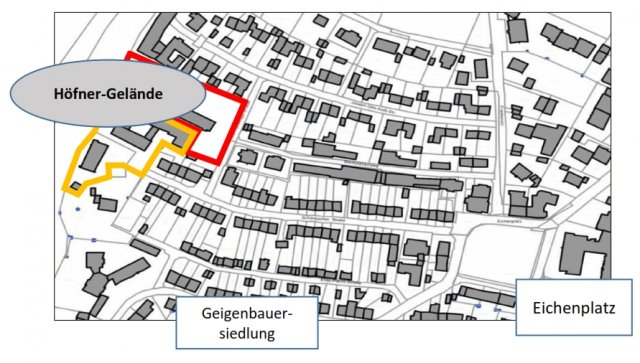 Lage des Höfner-Geländes Lage des Höfner-Geländes